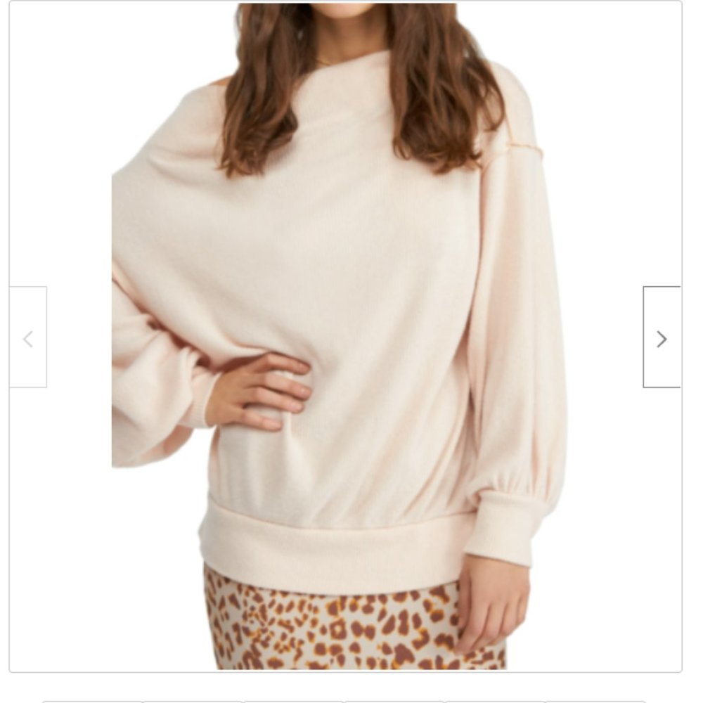 FREE PEOPLE Women's Off-the-Shoulder Knit Sweater